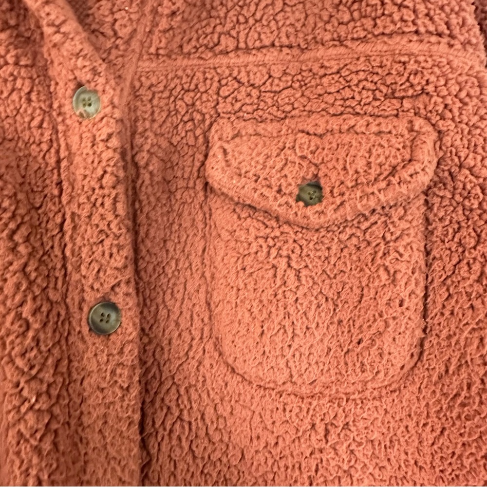 32 Heat Rust Sherpa Jacket size XL / XXL Women - Picture 5 of 13